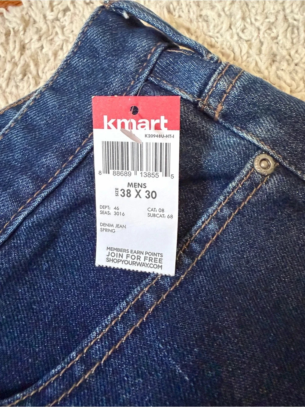 Basic Edition Men’s Dark Blue Denim Jeans